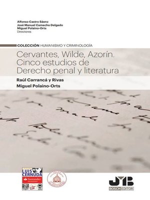 cover image of Cervantes, Wilde, Azorín